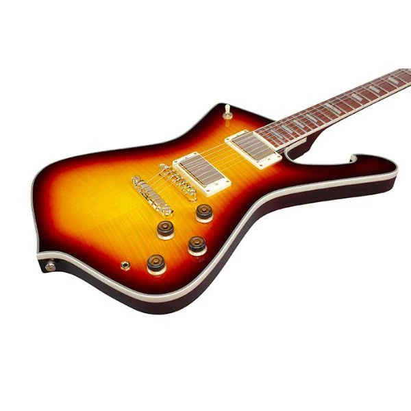 Ibanez IC420FM-VLS Iceman - Flame Top Violin Sunburst - Image 3