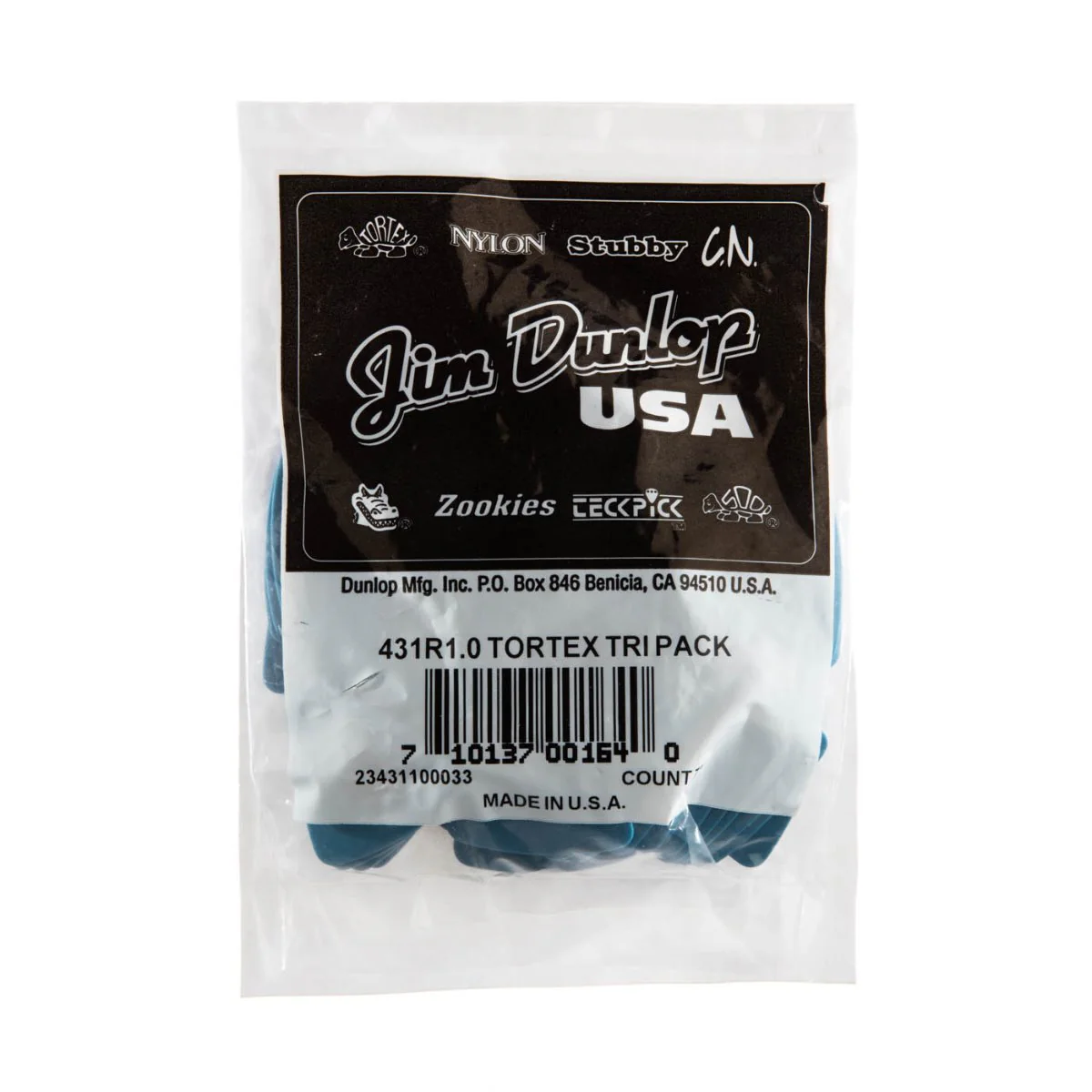 Jim Dunlop Tortex Triangle Guitar Picks 1.0mm Bulk 72 Pack - Image 3