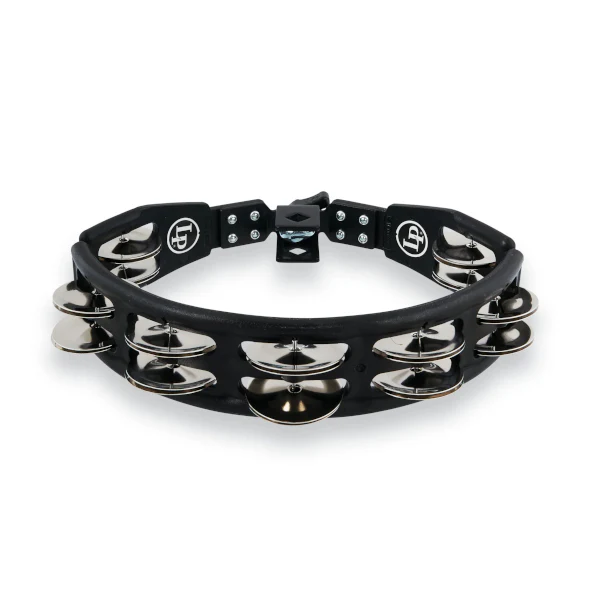 LP Cyclops Mounted Steel Tambourine - Black (LP160) - Image 2