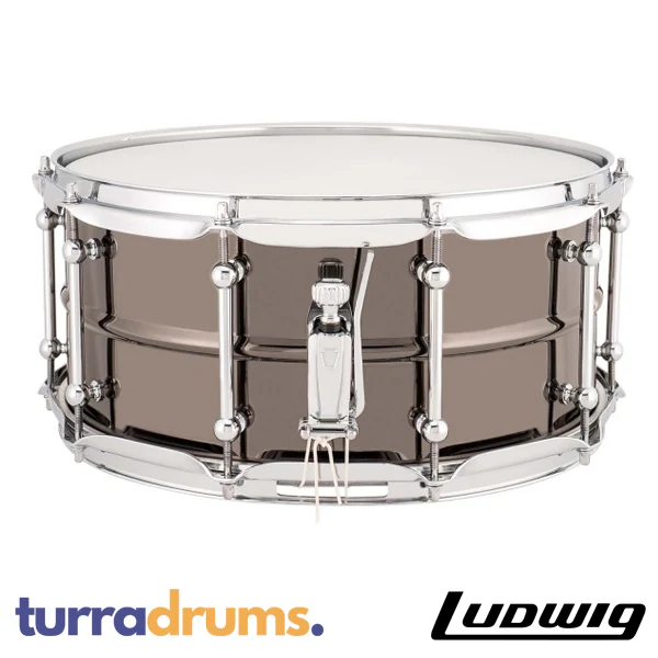 Ludwig 14 x 6.5 Universal Brass Snare Drum with Chrome Hardware - Image 2