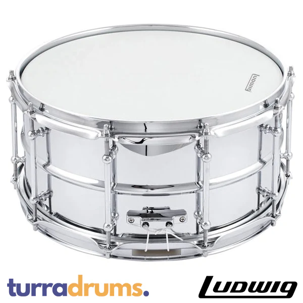 Ludwig 14 x 6.5 Inch Supralite Snare Drum (L2LU6514SLDIR) - Image 3