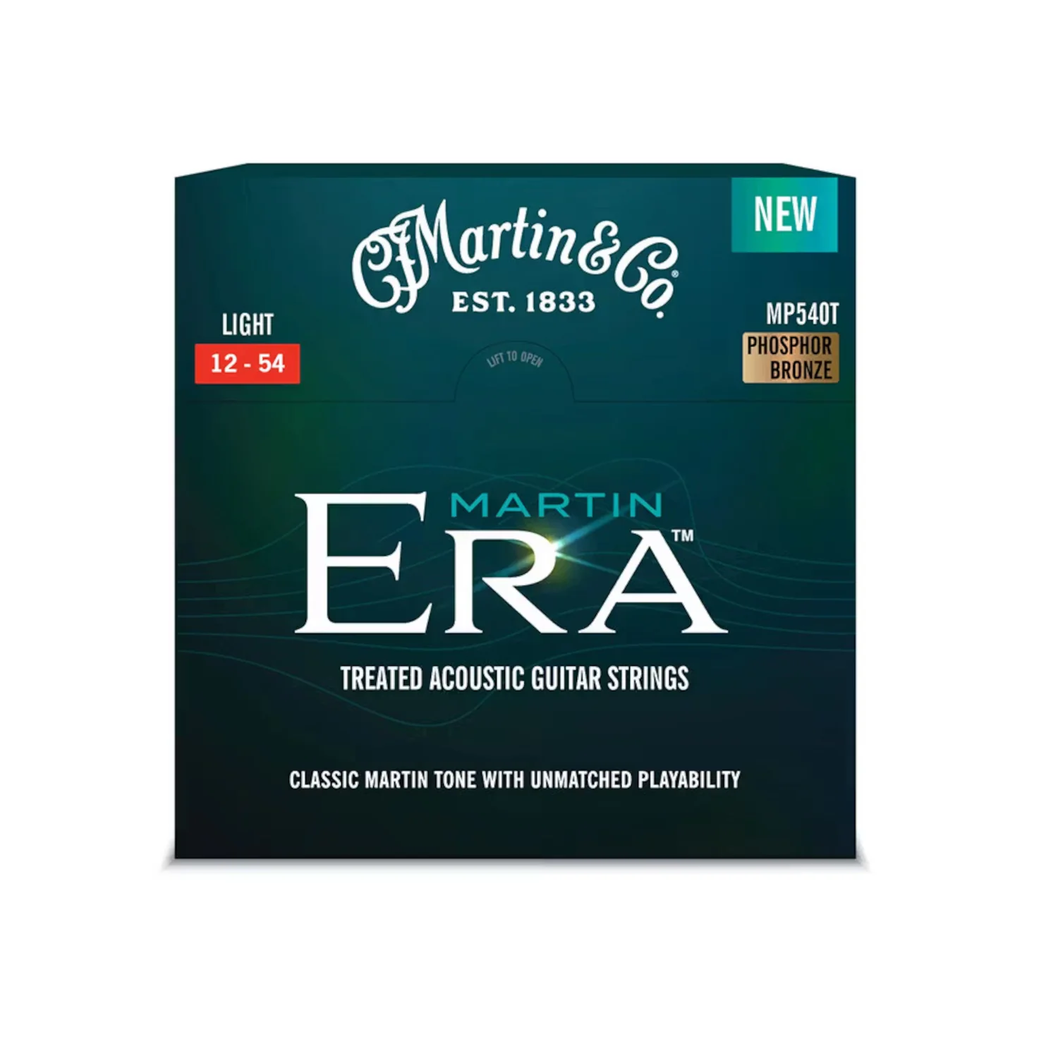 Martin Era Treated Acoustic Guitar Strings - Light (12-54)