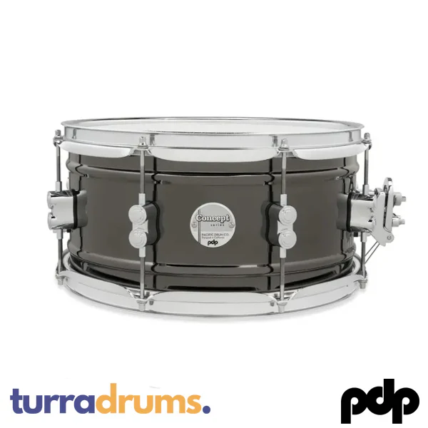 PDP Concept Black Nickel Over Steel Snare - Image 3