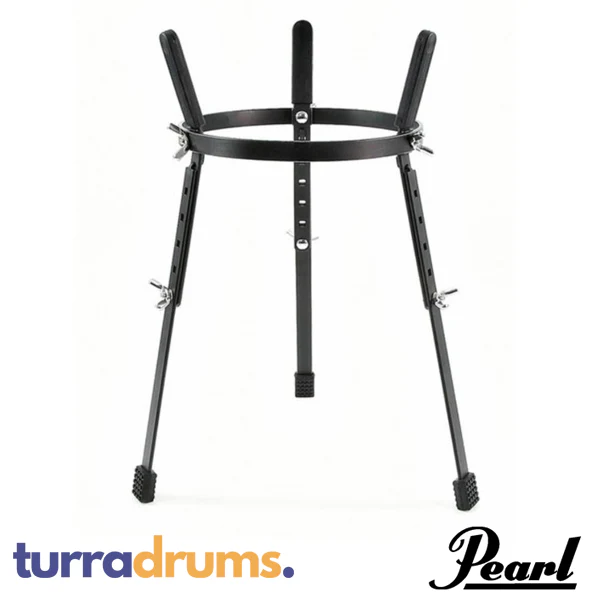Pearl Primero 10" & 11" Wood Conga Set with Basket Stands (PWC-201SN-511) - Image 4