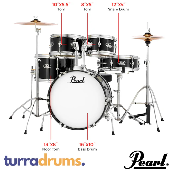 Pearl Roadshow Junior - Complete Drum Kit Package - Image 6