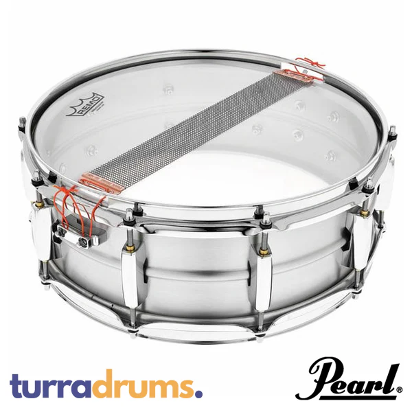 Pearl Sensitone Heritage Alloy 14 x 5 Aluminium Snare Drum (STH1450AL) - Image 5