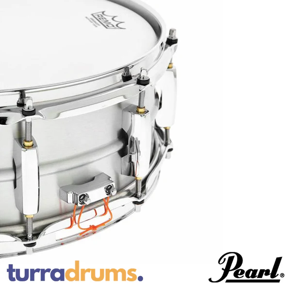 Pearl Sensitone Heritage Alloy 14 x 5 Aluminium Snare Drum (STH1450AL) - Image 8