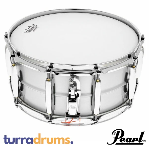 Pearl Sensitone Heritage Alloy 14 x 6.5 Aluminium Snare Drum (STH1465AL) - Image 3
