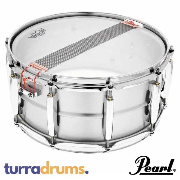 Pearl Sensitone Heritage Alloy 14 x 6.5 Aluminium Snare Drum (STH1465AL) - Image 5