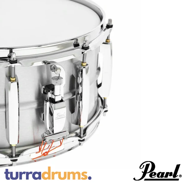 Pearl Sensitone Heritage Alloy 14 x 6.5 Aluminium Snare Drum (STH1465AL) - Image 6