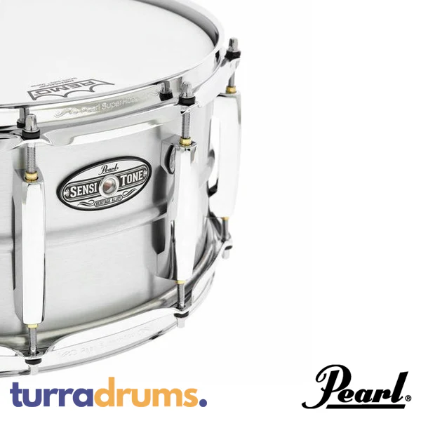 Pearl Sensitone Heritage Alloy 14 x 6.5 Aluminium Snare Drum (STH1465AL) - Image 7