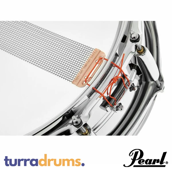 Pearl Sensitone Heritage Alloy 14 x 5 Beaded Steel Snare Drum (STH1450S) - Image 10