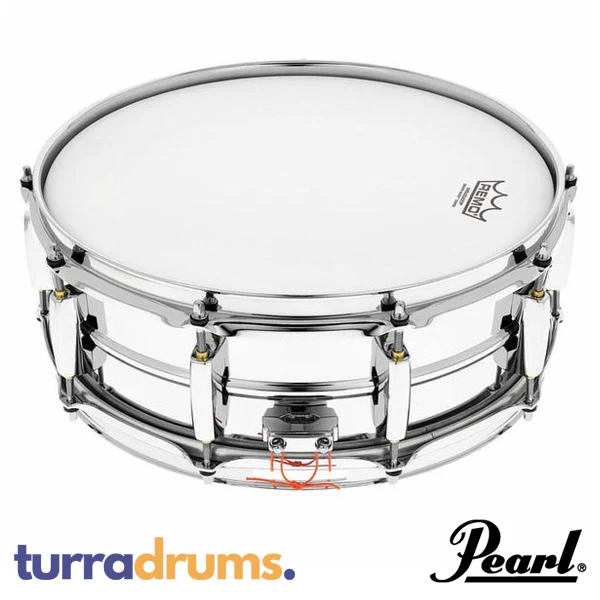 Pearl Sensitone Heritage Alloy 14 x 5 Beaded Steel Snare Drum (STH1450S) - Image 4