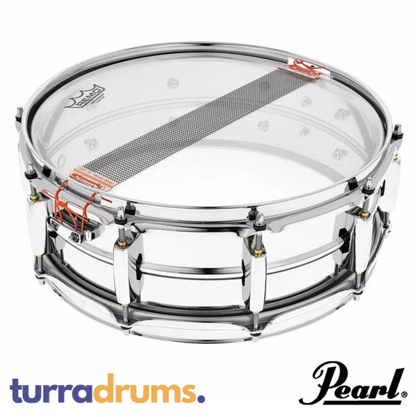 Pearl Sensitone Heritage Alloy 14 x 5 Beaded Steel Snare Drum (STH1450S) - Image 5