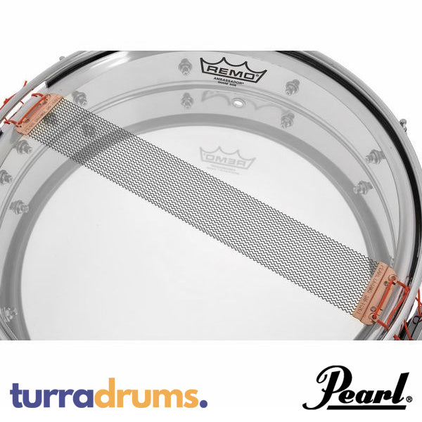 Pearl Sensitone Heritage Alloy 14 x 5 Beaded Steel Snare Drum (STH1450S) - Image 9