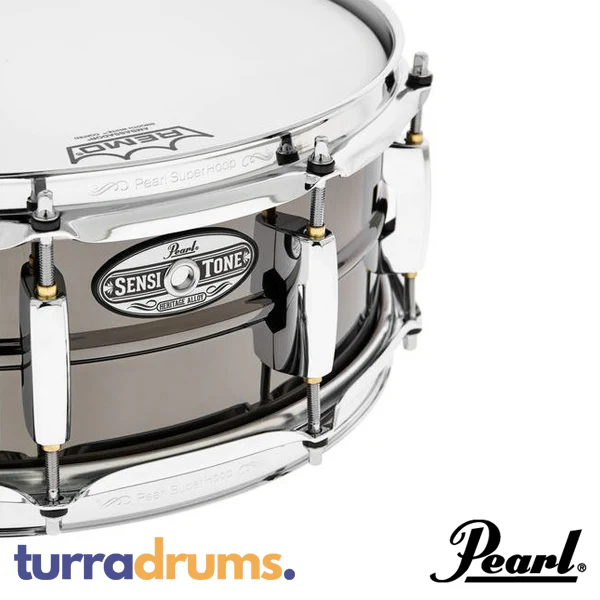 Pearl Sensitone Heritage Alloy 14 x 5 Brass Snare Drum (STH1450BR) - Image 6