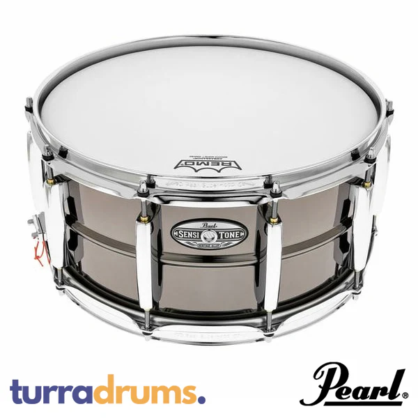 Pearl Sensitone Heritage Alloy 14 x 6.5 Brass Snare Drum (STH1465BR) - Image 2