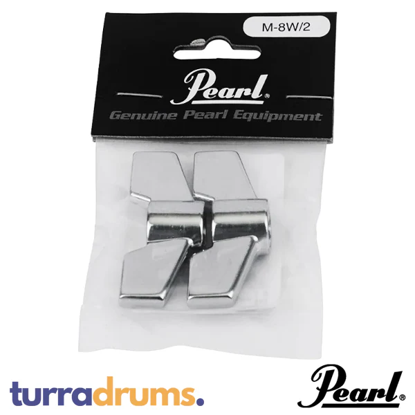Pearl Wingnut Metal 8mm 2-Pack (M-8W/2) - Image 2