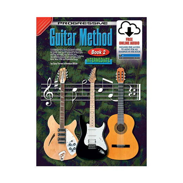 Progressive Guitar Method BK2 + Online Video & Audio