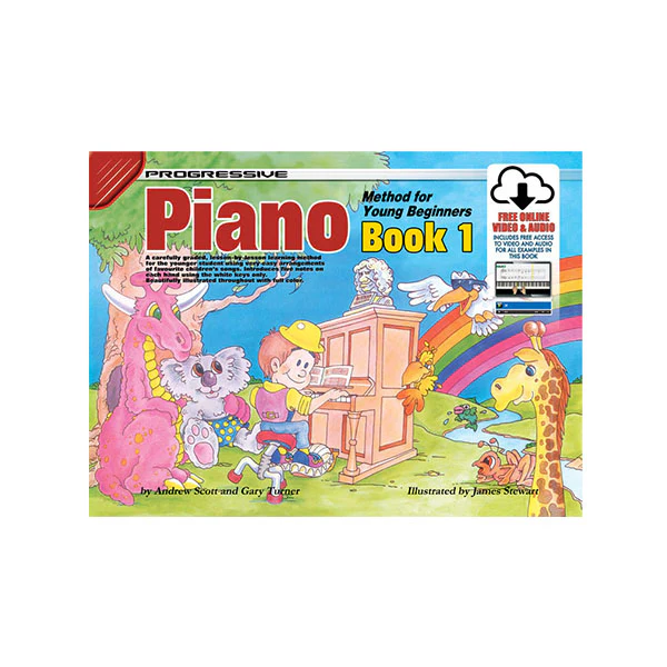 Progressive Piano for Young Beginners Bk1 + Online Video & Audio