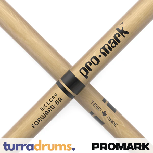 ProMark Classic Forward 5A Nylon Tip Hickory Drumsticks (TX5AN) - Image 5