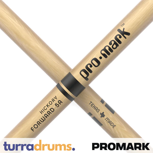 ProMark Classic Forward 5A Wood Tip Hickory Drumsticks (TX5AW) - Image 5