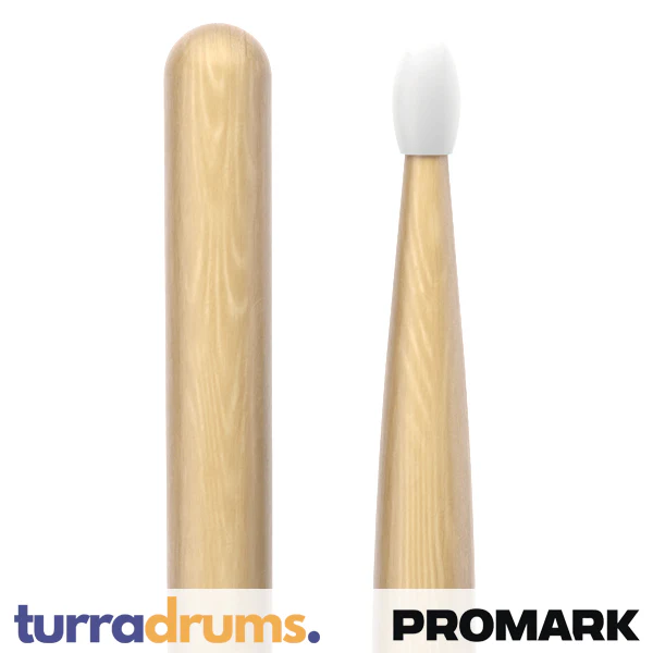 ProMark Classic Forward 7A Nylon Tip Hickory Drumsticks (TX7AN) - Image 4