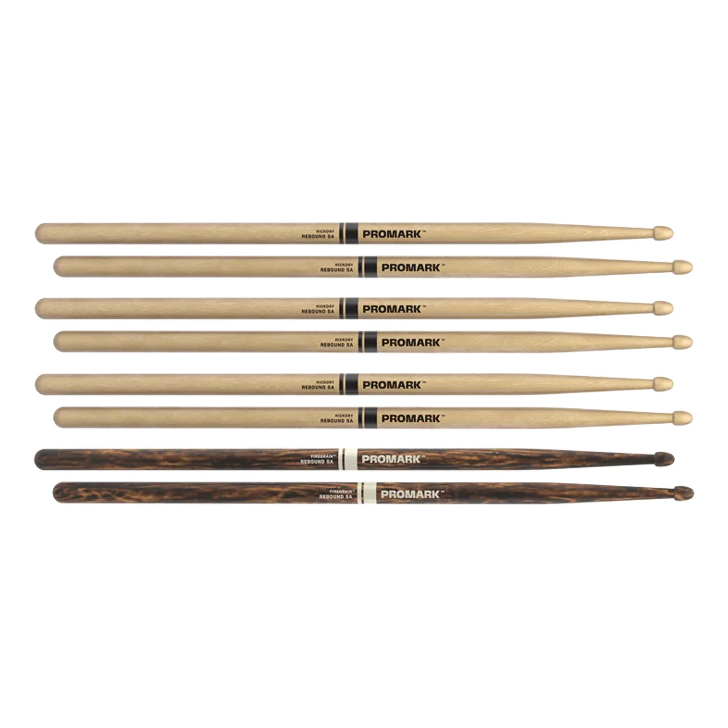 Promark Rebound 5A Hickory Multipack RBH565AW-4PFG