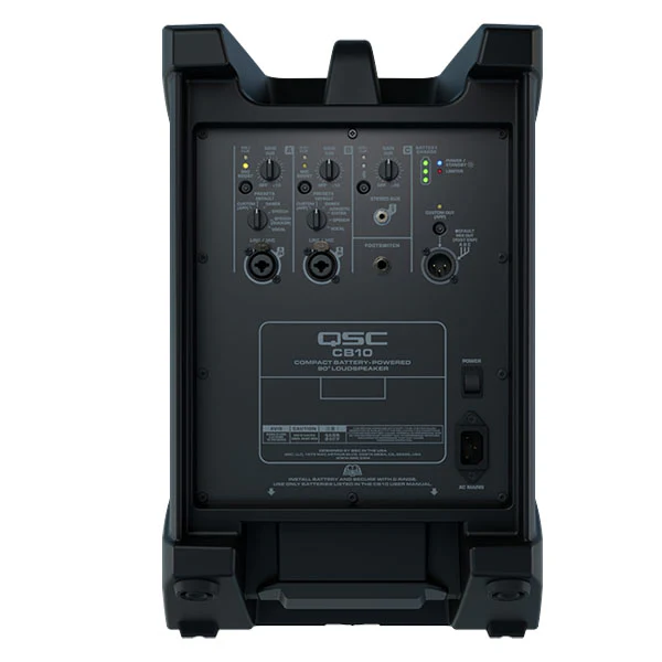 QSC CB10 Powered PA Speaker with Battery - Image 2
