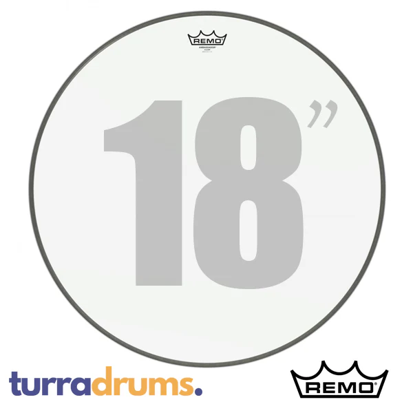 Remo Ambassador Clear Bass Drum Head - Image 2