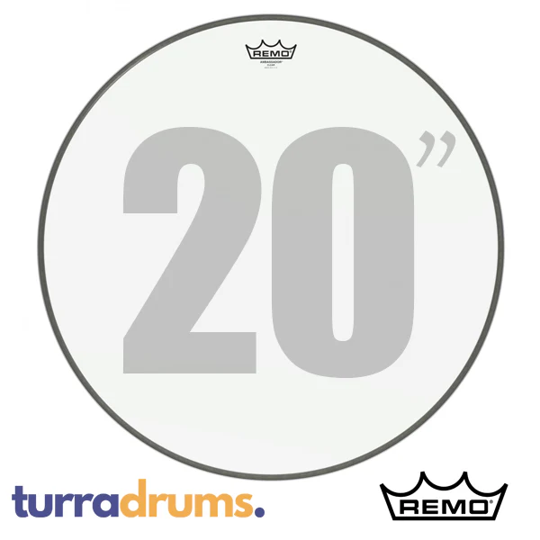 Remo Ambassador Clear Bass Drum Head - Image 3
