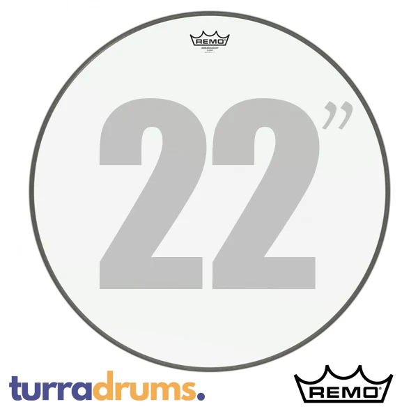 Remo Ambassador Clear Bass Drum Head - Image 4