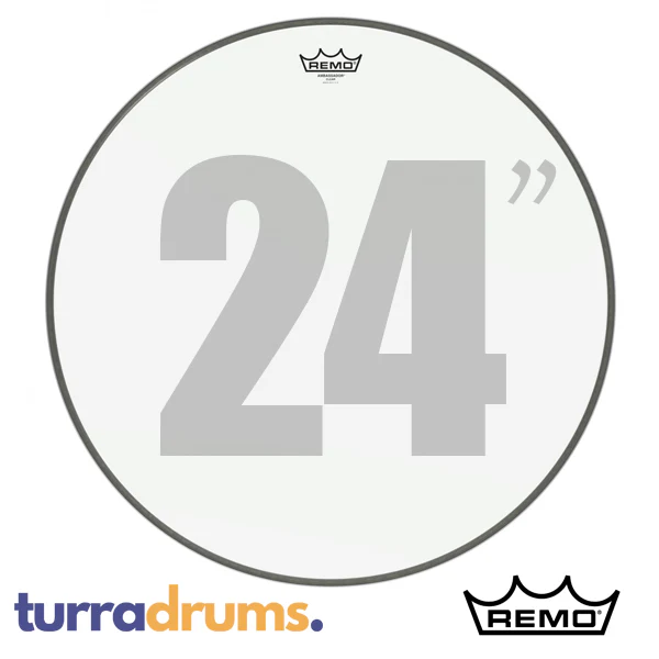 Remo Ambassador Clear Bass Drum Head - Image 5