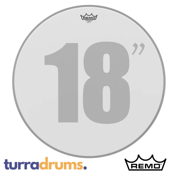 Remo Ambassador Coated Bass Drum Head - Image 2