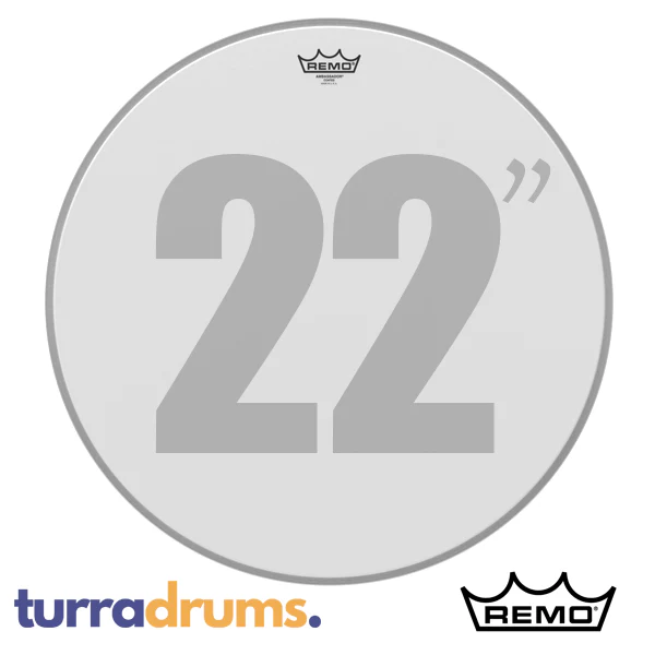 Remo Ambassador Coated Bass Drum Head - Image 4