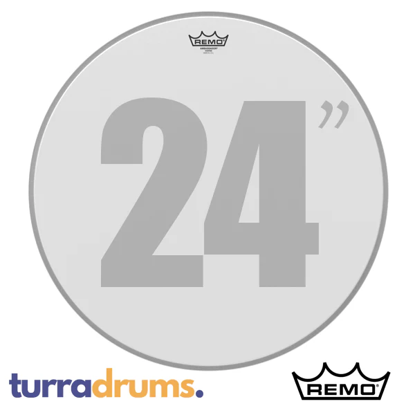 Remo Ambassador Coated Bass Drum Head - Image 5