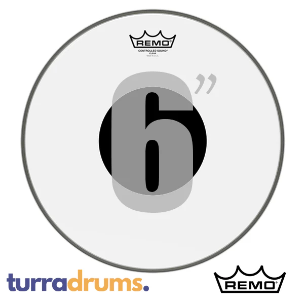 Remo Controlled Sound Clear Black Dot - Image 2