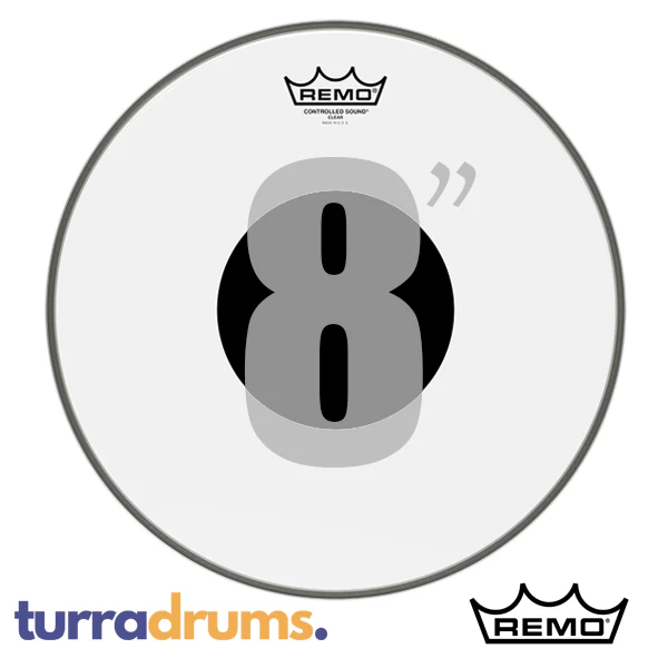 Remo Controlled Sound Clear Black Dot - Image 3