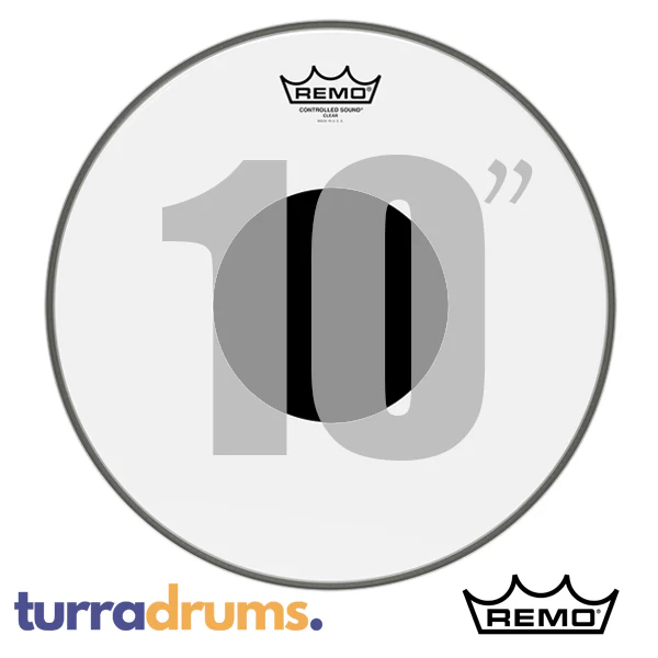 Remo Controlled Sound Clear Black Dot - Image 4