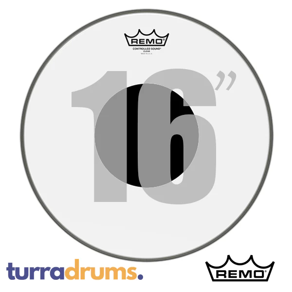 Remo Controlled Sound Clear Black Dot - Image 8