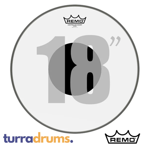 Remo Controlled Sound Clear Black Dot - Image 9