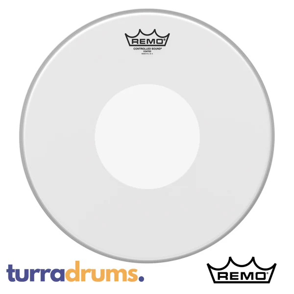 Remo Controlled Sound Coated White Dot