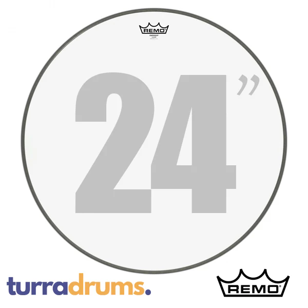 Remo Emperor Clear Bass Drum Head - Image 5