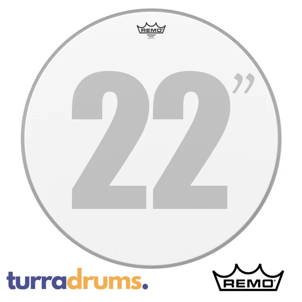 Remo Emperor Coated Bass Drum Head - Image 4