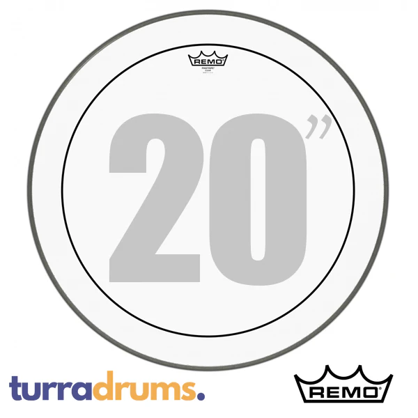 Remo Pinstripe Clear Bass Drum Head - Image 3