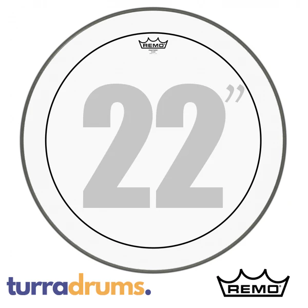 Remo Pinstripe Clear Bass Drum Head - Image 4