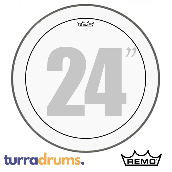 Remo Pinstripe Clear Bass Drum Head - Image 5