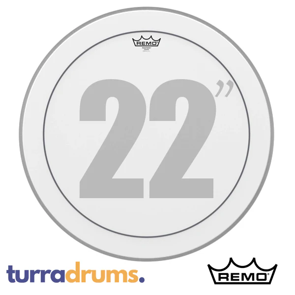 Remo Pinstripe Coated Bass Drum Head - Image 4