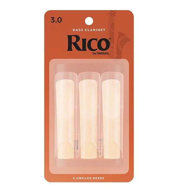 Rico Bass Clarinet Reeds 3 Pack - Image 4