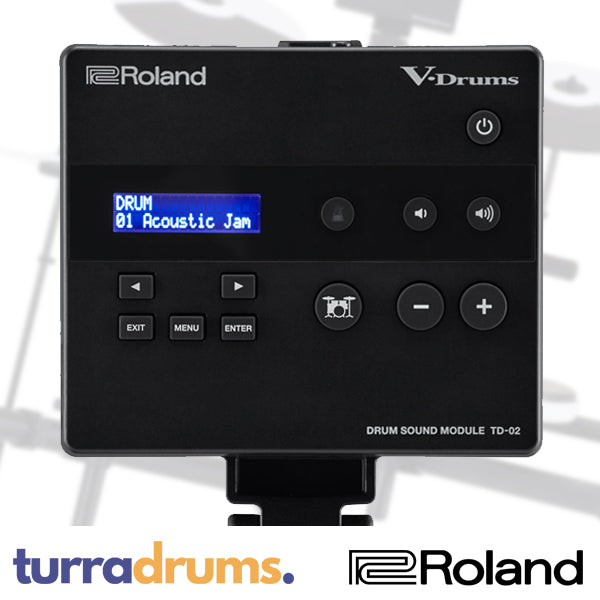Roland TD-02K Electronic Drum Kit with Rubber Pads (TD02K) - Image 10